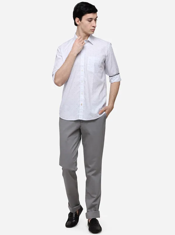 Sky Smart Fit Printed Casual Shirt | Greenfibre