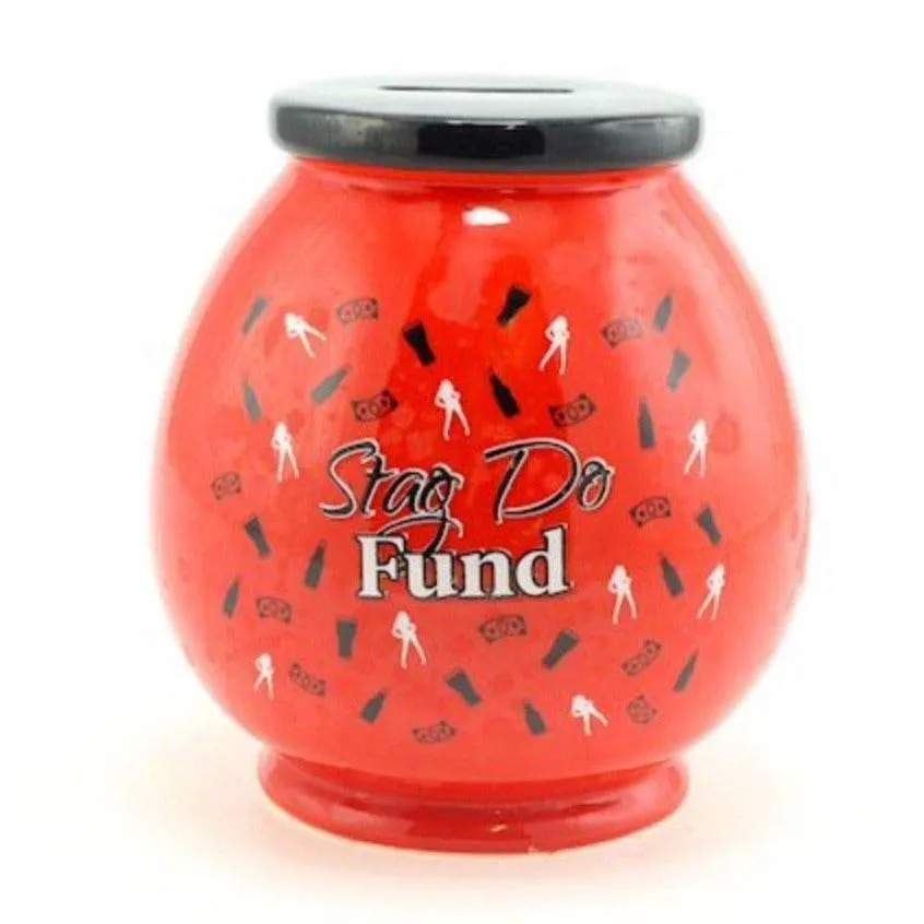 Stag Do Fund Money Pot / Piggy Bank