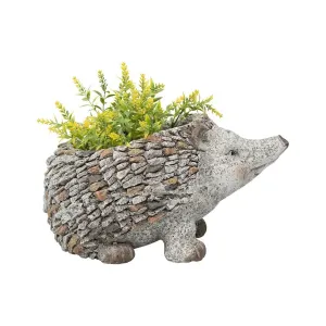 Stony Echidna Planter with drain hole & plug