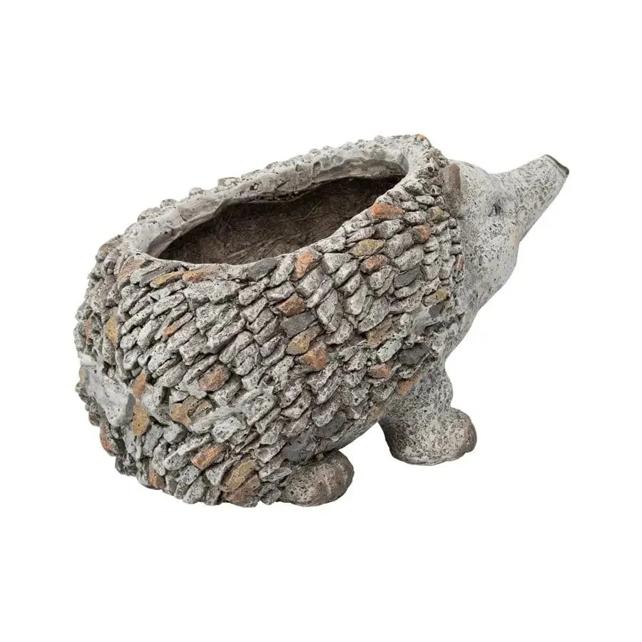 Stony Echidna Planter with drain hole & plug