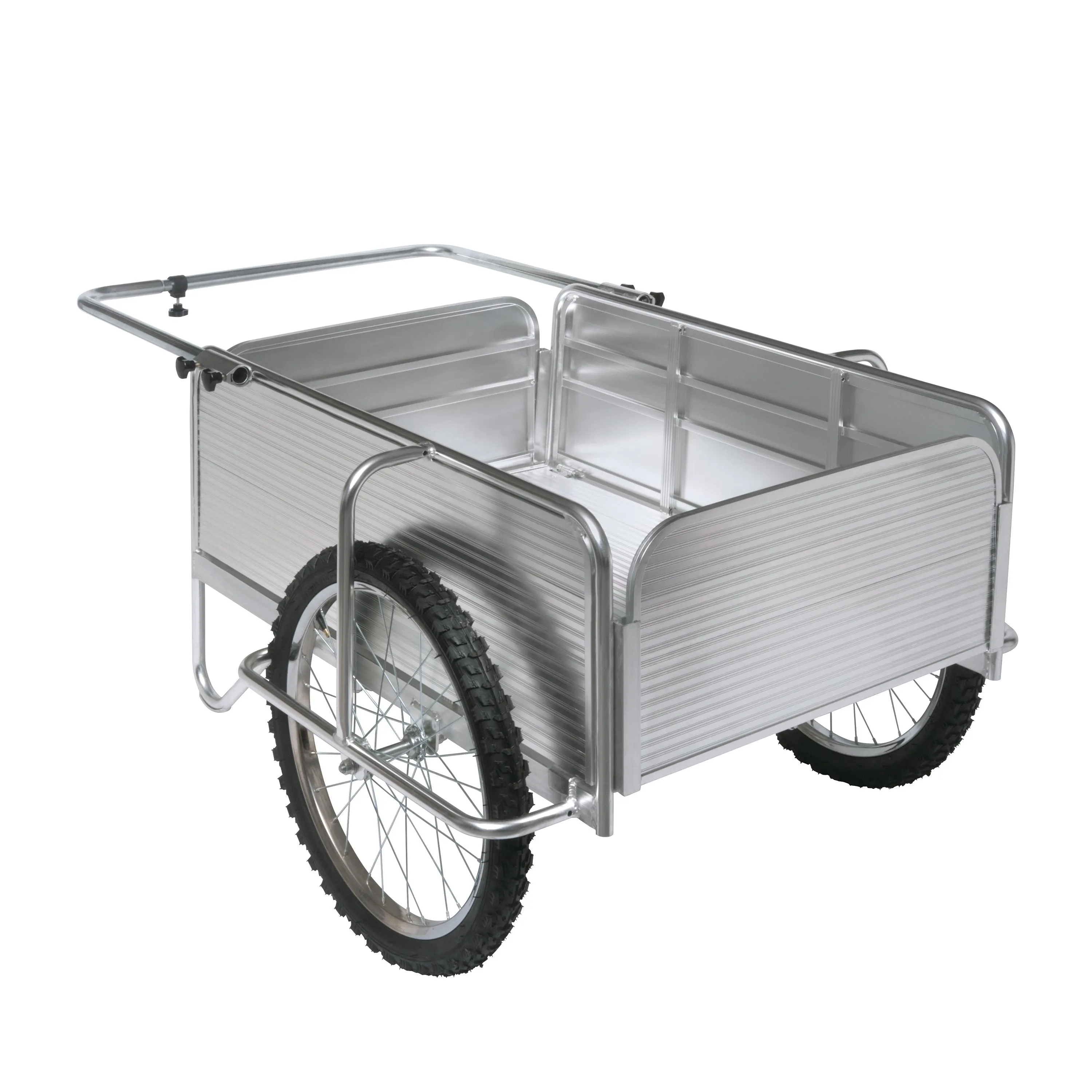 Sun Joe SJ-ALGC All-Purpose Heavy-Duty Aluminum Yard Cart With Removable Panels