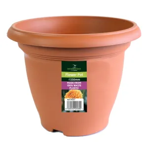 Tildenet 25cm Plastic Flower Pot