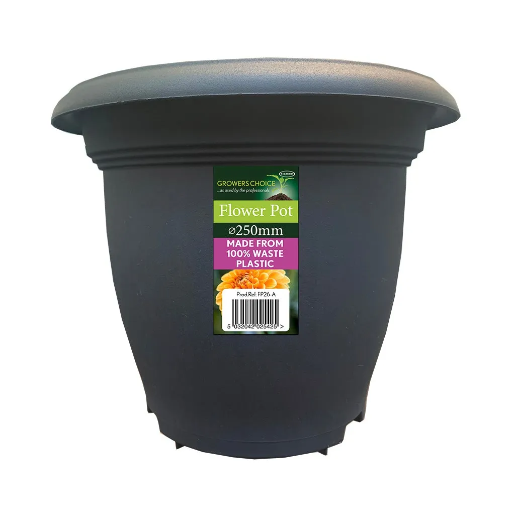 Tildenet 25cm Plastic Flower Pot