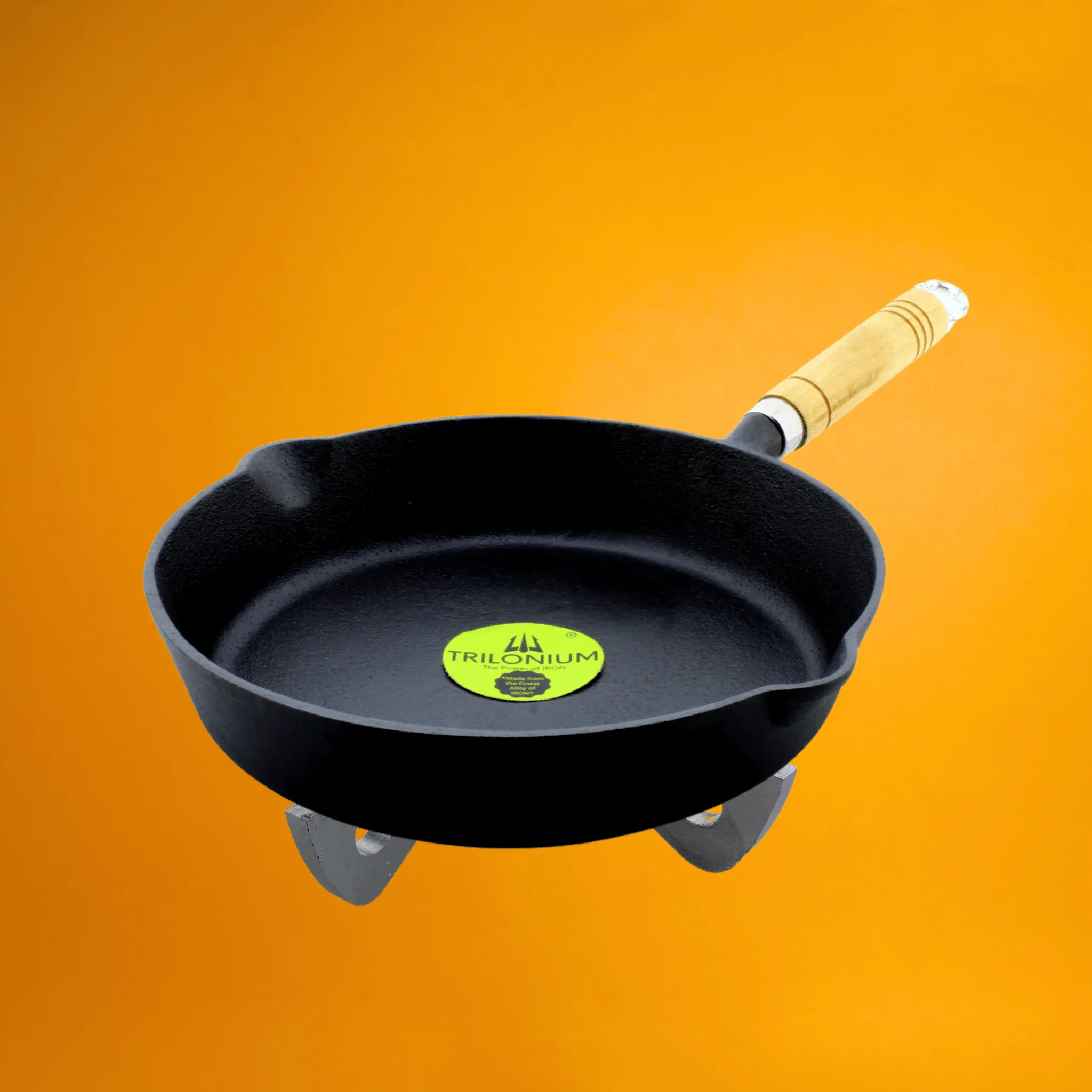 Trilonium Iron Hot Pot and Pan Trivet Stand