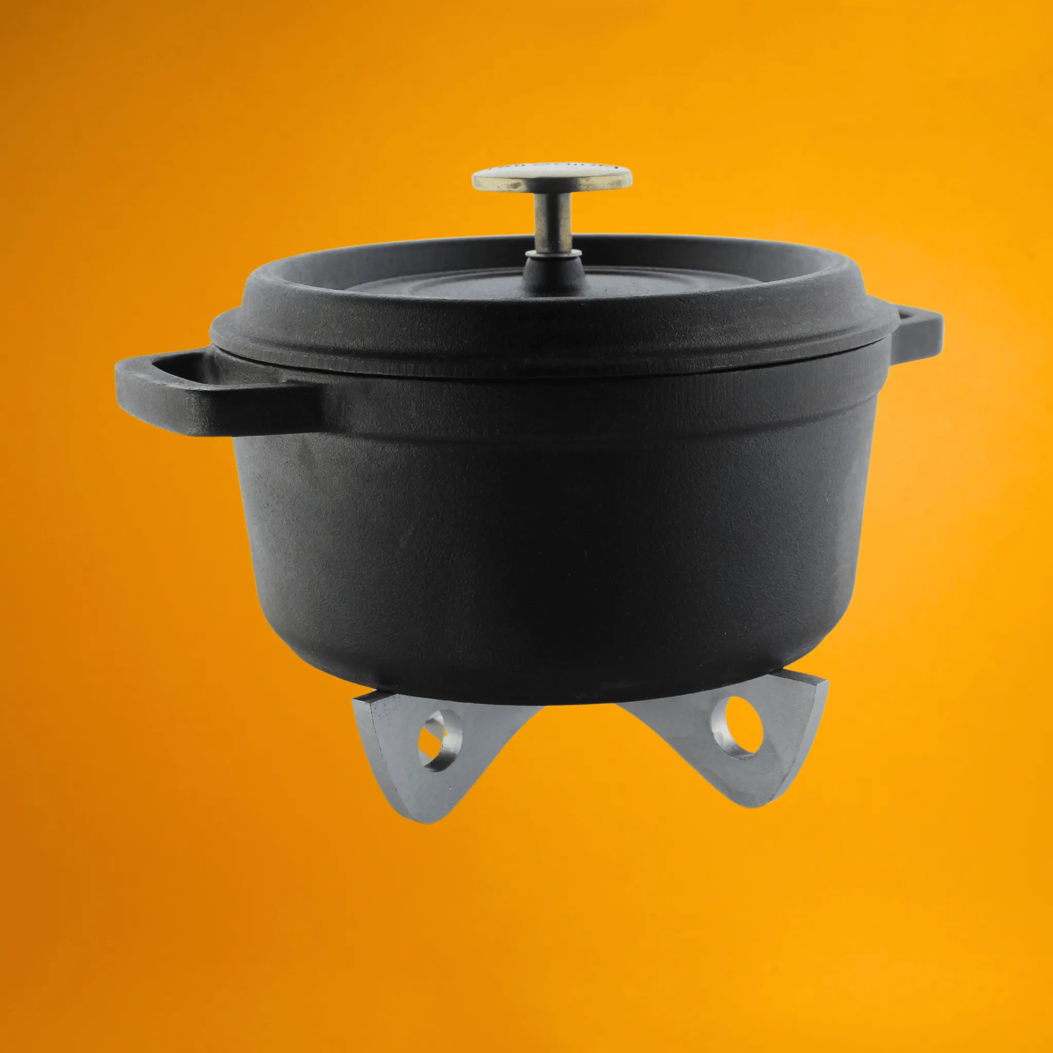 Trilonium Iron Hot Pot and Pan Trivet Stand