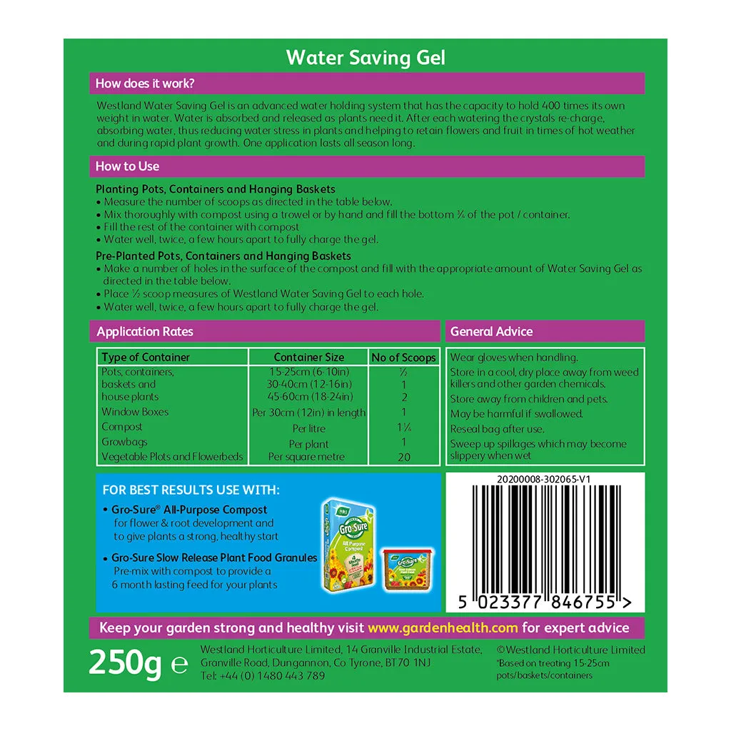 Westland Water Saving Gel 250g