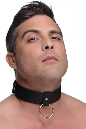 Wide O-Ring BDSM Collar