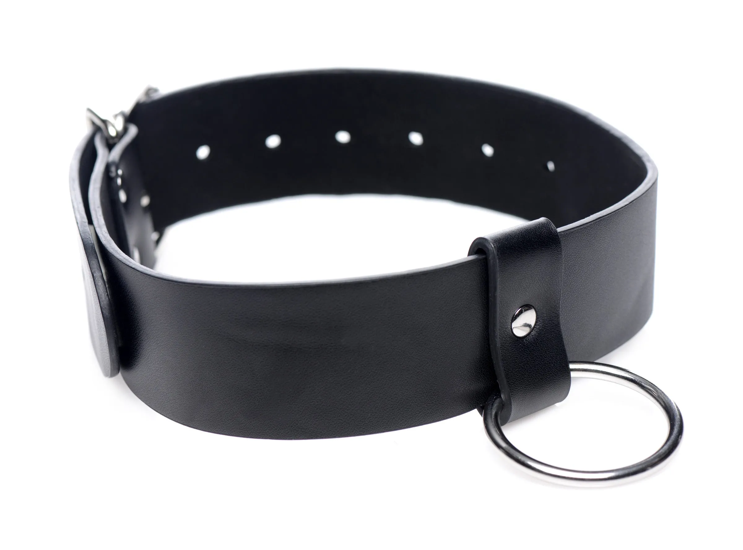 Wide O-Ring BDSM Collar