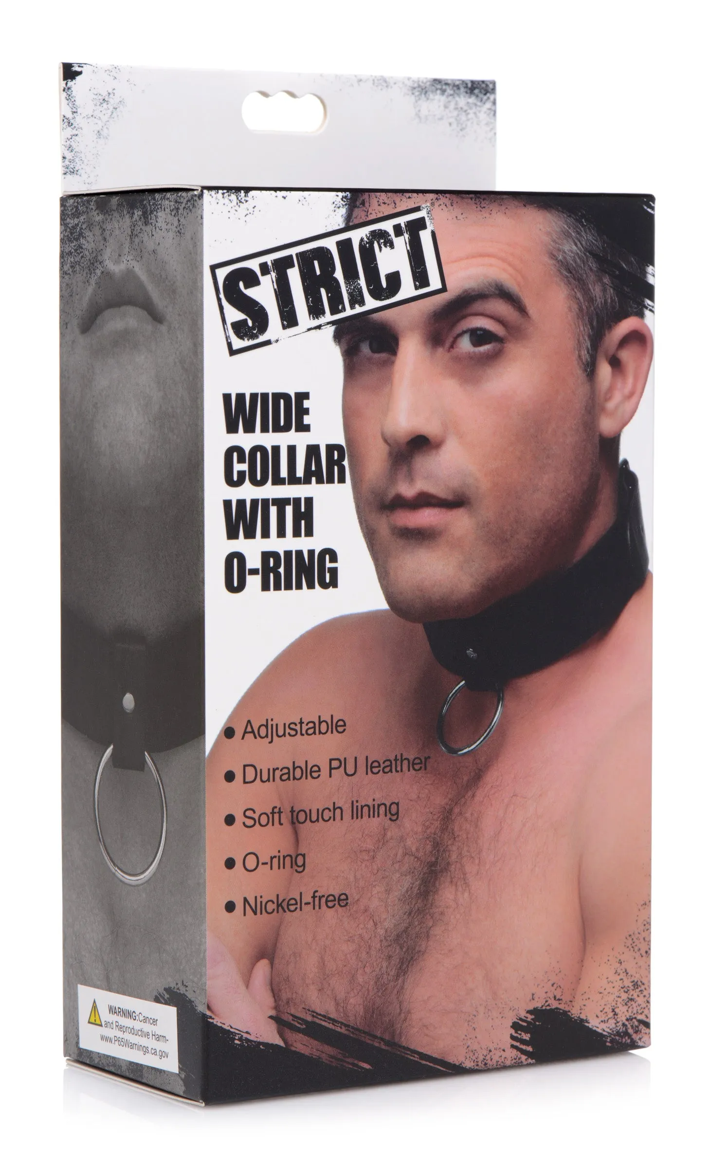 Wide O-Ring BDSM Collar