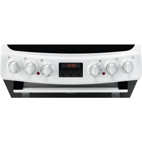 Zanussi ZCV46250WA 55cm Electric Cooker with Ceramic Hob White